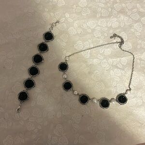 Lucky Brand Statement Necklace and Bracelet